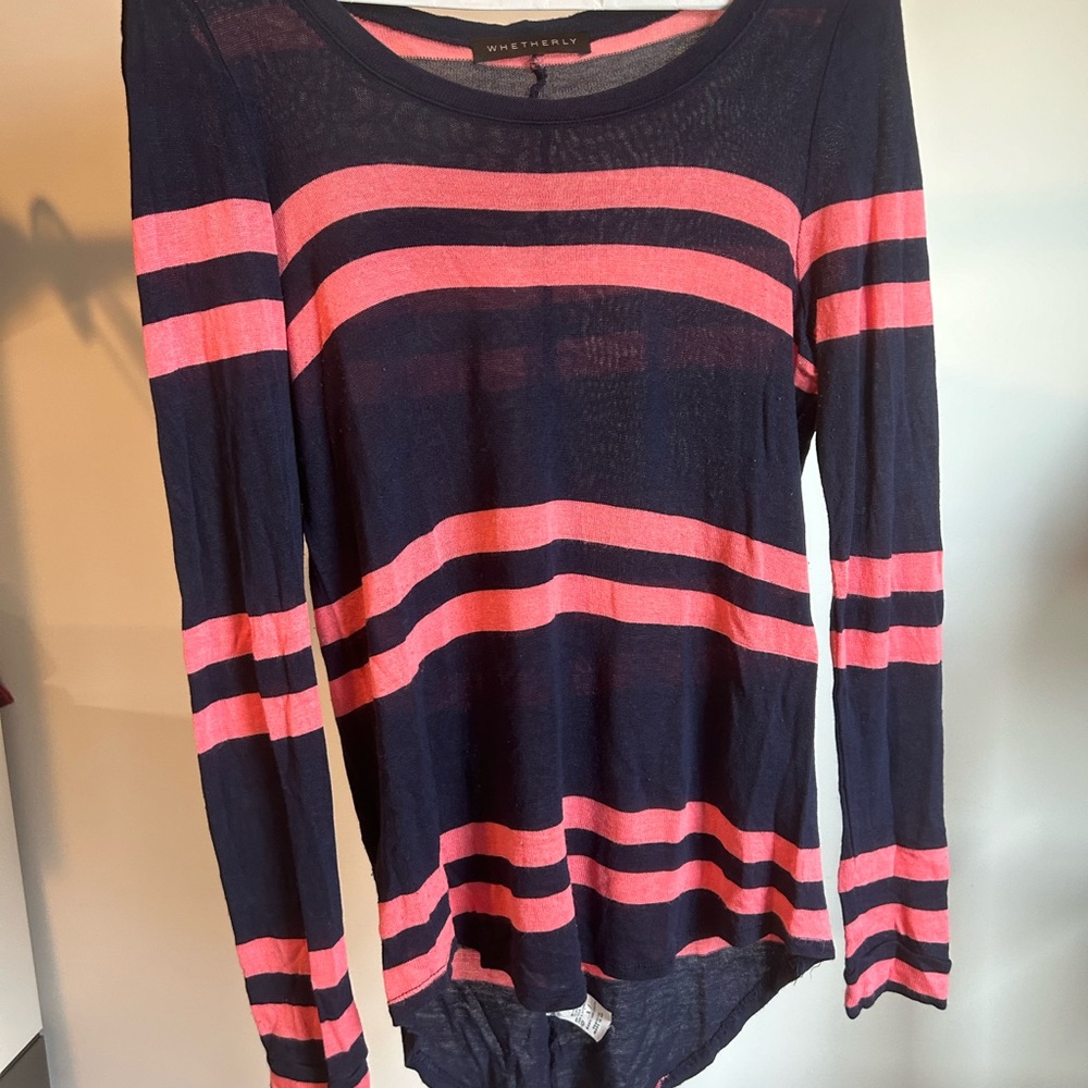Lightweight, high-low rayon sweater